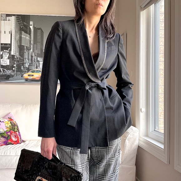 NWT Brunello Cucinelli wool blend tie blazer - Picture 1 of 17